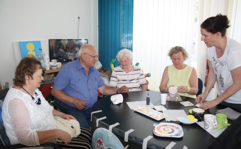 Keramikmalerei im Gästehaus